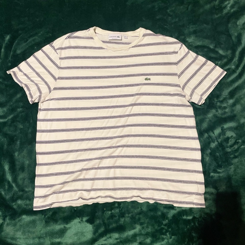 MEDIUM - LACOSTE TAN T-SHIRT